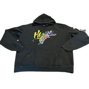 Hustle Bailey Apparel Sweatshirt Hoodie Hope Rose Size Large